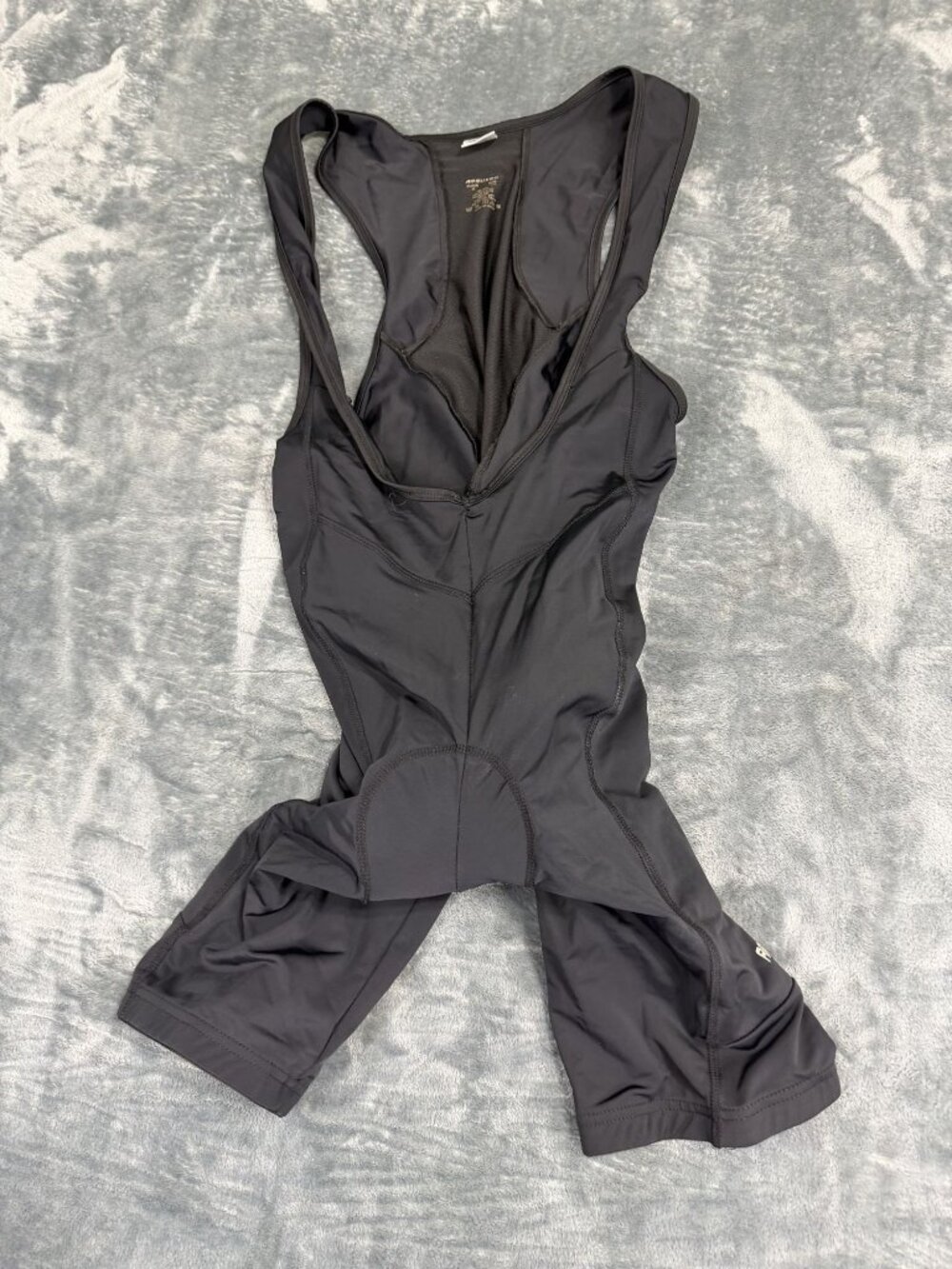 Arsuxeo Mens Gray Padded Sleeveless Cycling Bib Shorts XXL